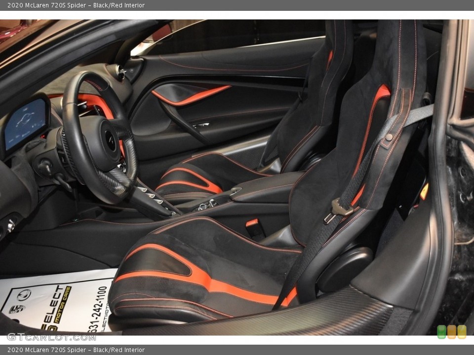 Black/Red Interior Photo for the 2020 McLaren 720S Spider #143131044