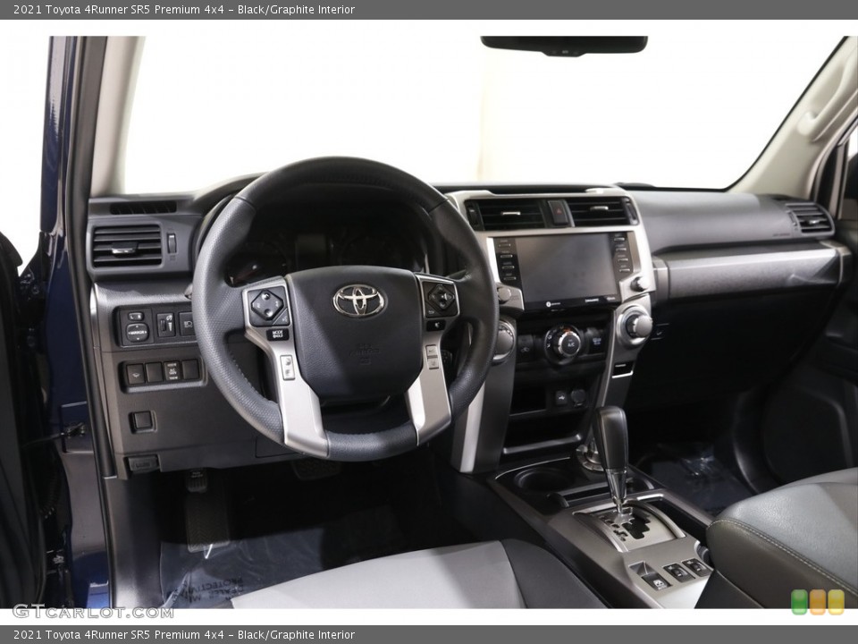 Black/Graphite Interior Dashboard for the 2021 Toyota 4Runner SR5 Premium 4x4 #143131242