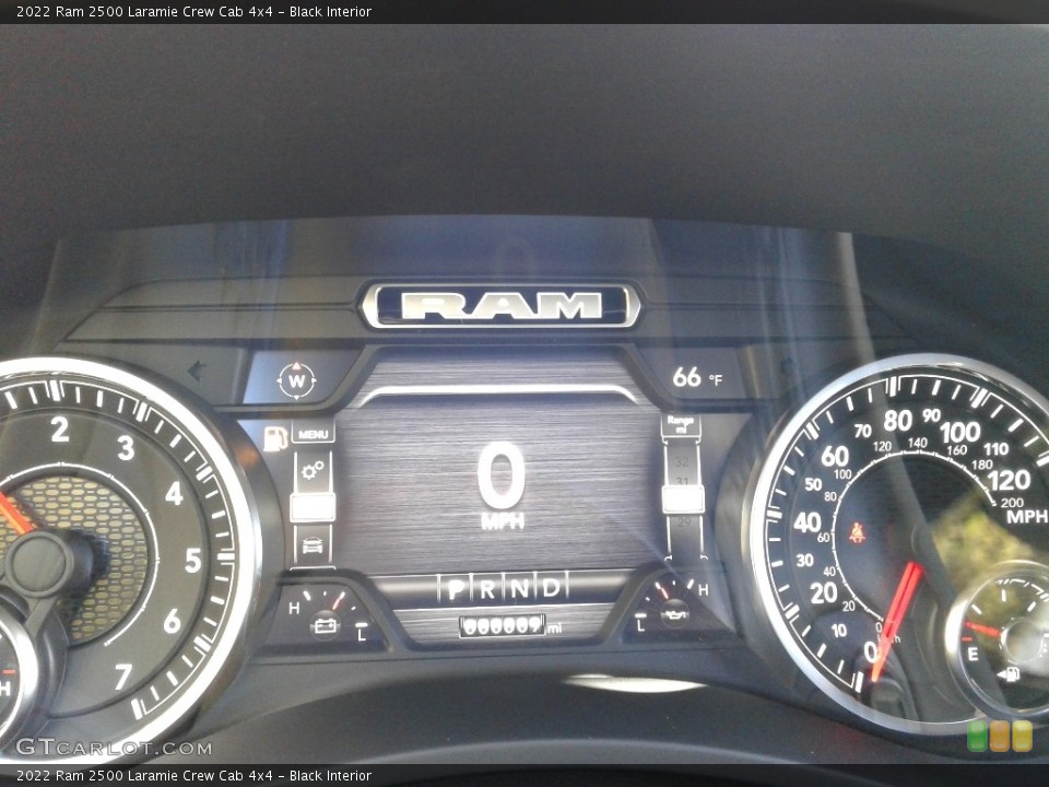 Black Interior Gauges for the 2022 Ram 2500 Laramie Crew Cab 4x4 #143132670