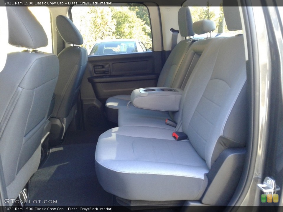 Diesel Gray/Black Interior Rear Seat for the 2021 Ram 1500 Classic Crew Cab #143133039