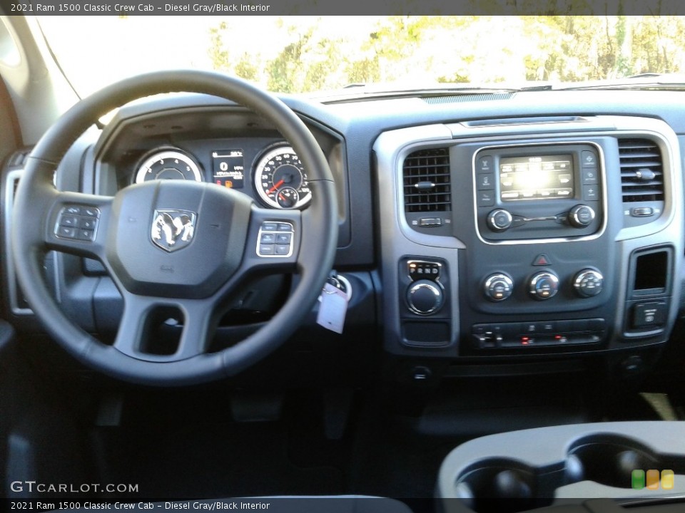 Diesel Gray/Black Interior Dashboard for the 2021 Ram 1500 Classic Crew Cab #143133090