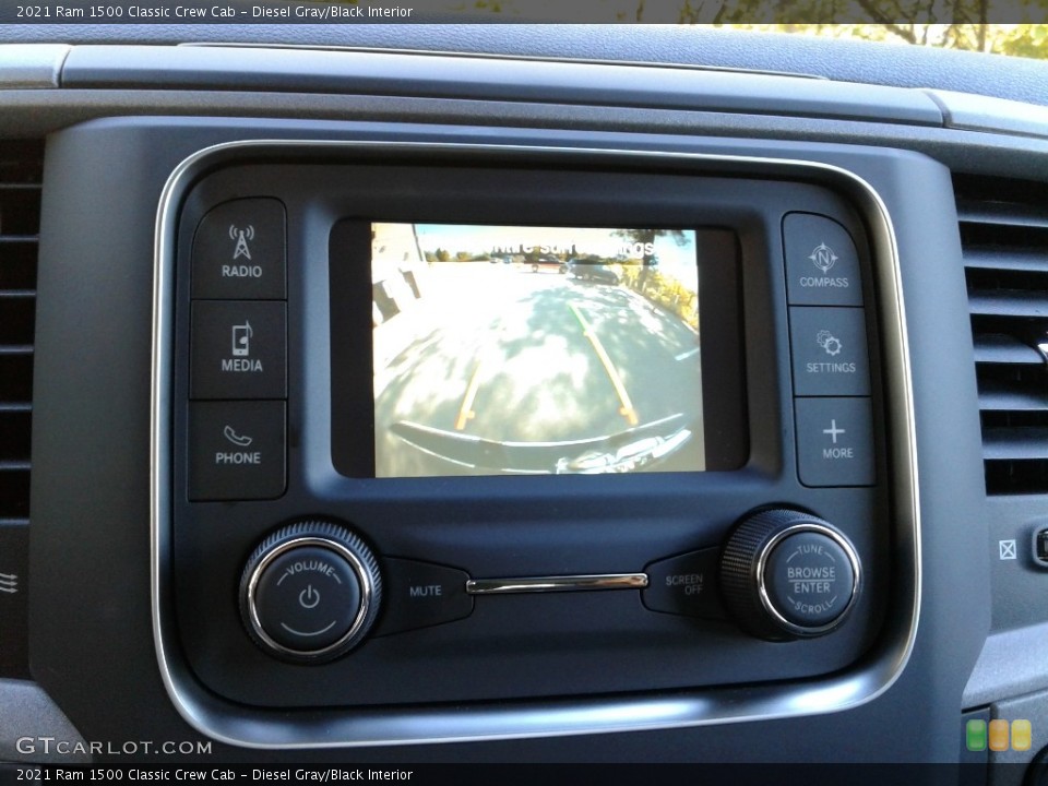 Diesel Gray/Black Interior Controls for the 2021 Ram 1500 Classic Crew Cab #143133129