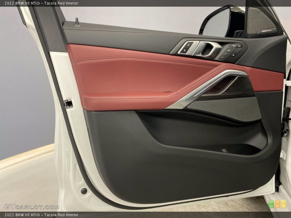 Tacora Red Interior Door Panel for the 2022 BMW X6 M50i #143134098