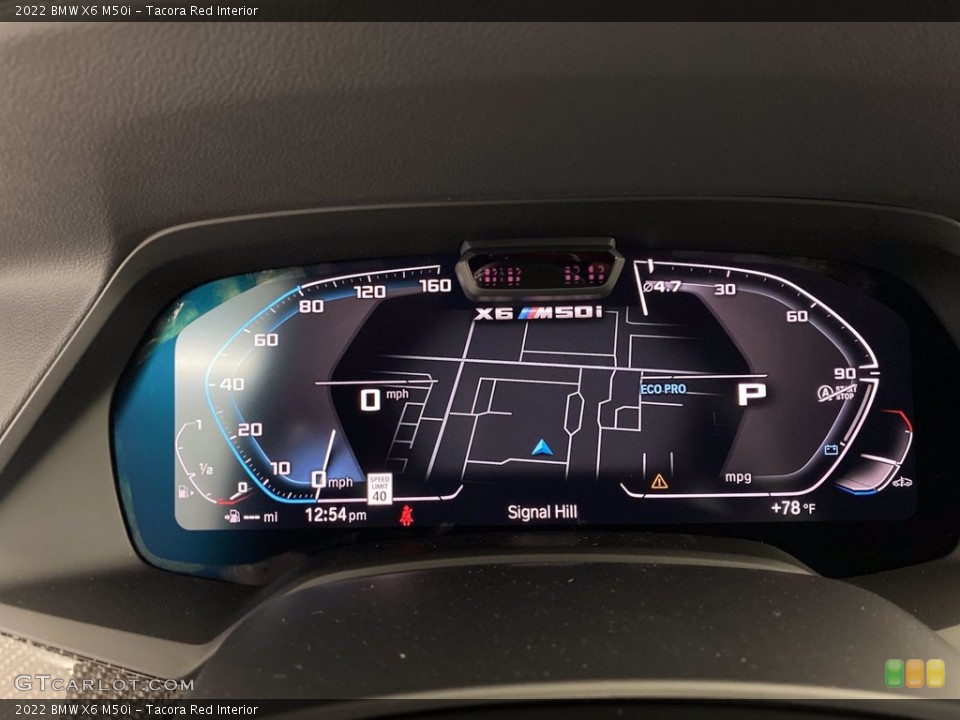 Tacora Red Interior Navigation for the 2022 BMW X6 M50i #143134281