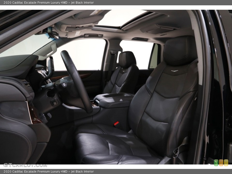 Jet Black Interior Front Seat for the 2020 Cadillac Escalade Premium Luxury 4WD #143135937