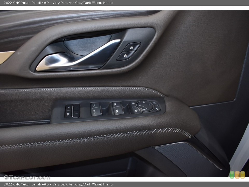 Very Dark Ash Gray/Dark Walnut Interior Door Panel for the 2022 GMC Yukon Denali 4WD #143136747