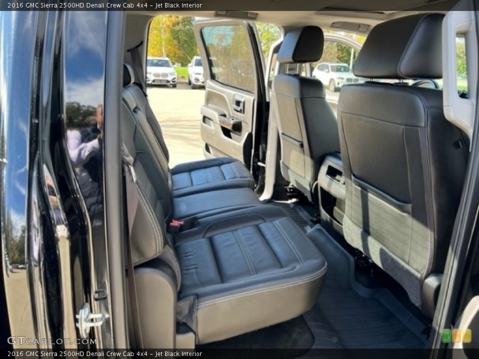 Jet Black Interior Rear Seat for the 2016 GMC Sierra 2500HD Denali Crew Cab 4x4 #143140338
