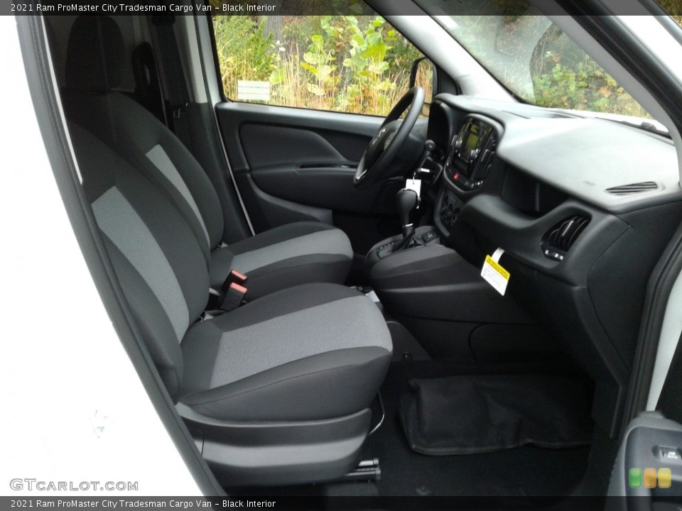 Black Interior Front Seat for the 2021 Ram ProMaster City Tradesman Cargo Van #143140590