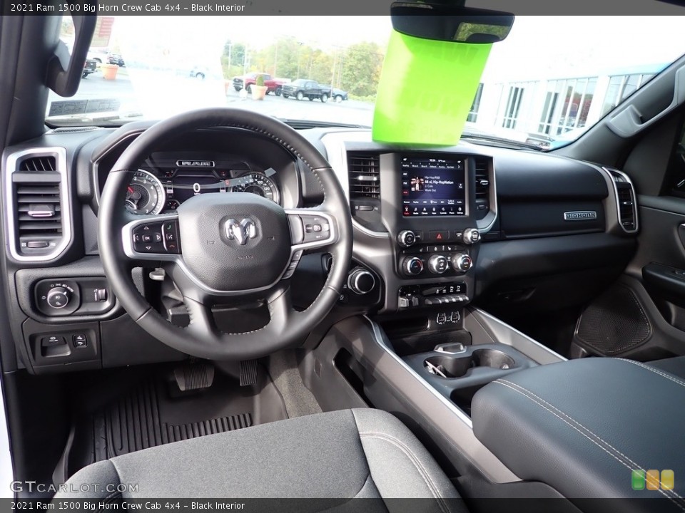Black Interior Photo for the 2021 Ram 1500 Big Horn Crew Cab 4x4 #143140922