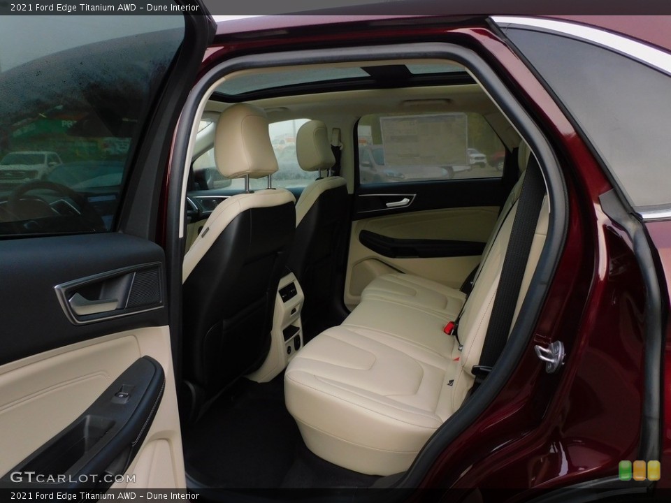 Dune Interior Rear Seat for the 2021 Ford Edge Titanium AWD #143141226