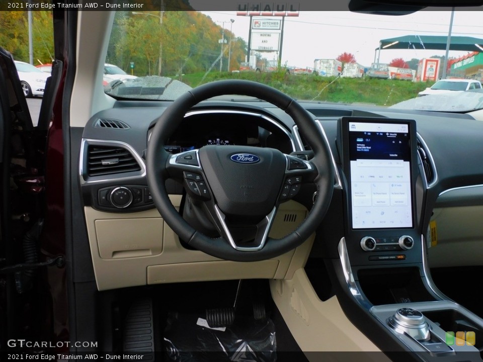 Dune Interior Dashboard for the 2021 Ford Edge Titanium AWD #143141247