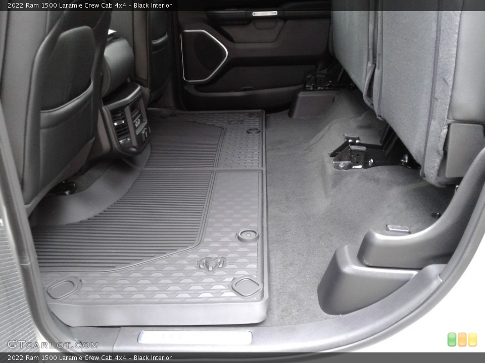 Black Interior Rear Seat for the 2022 Ram 1500 Laramie Crew Cab 4x4 #143141339