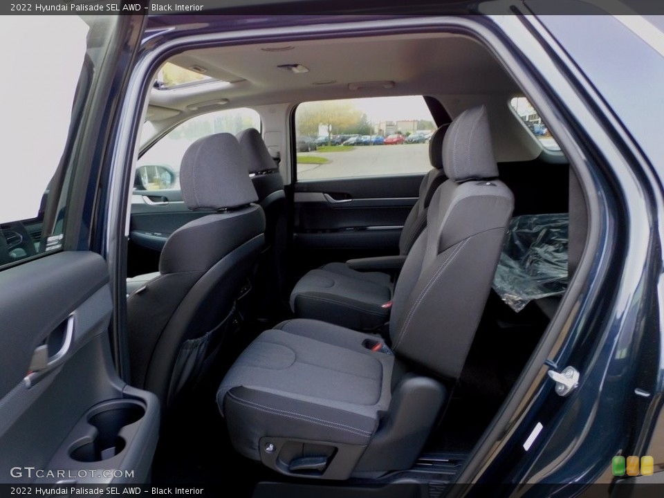 Black Interior Rear Seat for the 2022 Hyundai Palisade SEL AWD #143141628