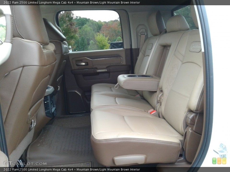 Mountain Brown/Light Mountain Brown Interior Rear Seat for the 2022 Ram 2500 Limited Longhorn Mega Cab 4x4 #143142066