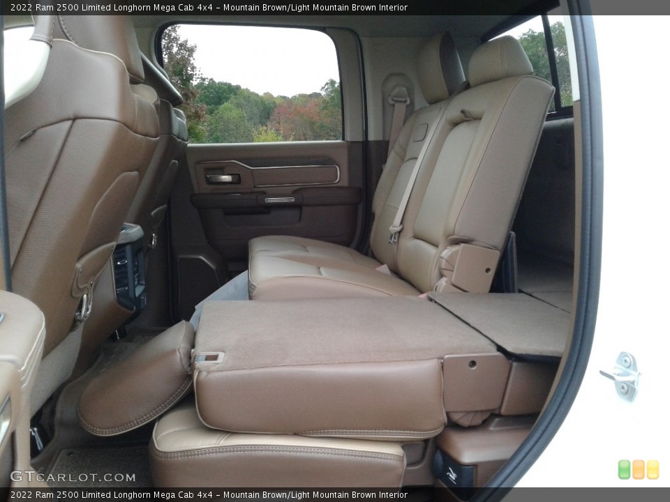 Mountain Brown/Light Mountain Brown Interior Rear Seat for the 2022 Ram 2500 Limited Longhorn Mega Cab 4x4 #143142084