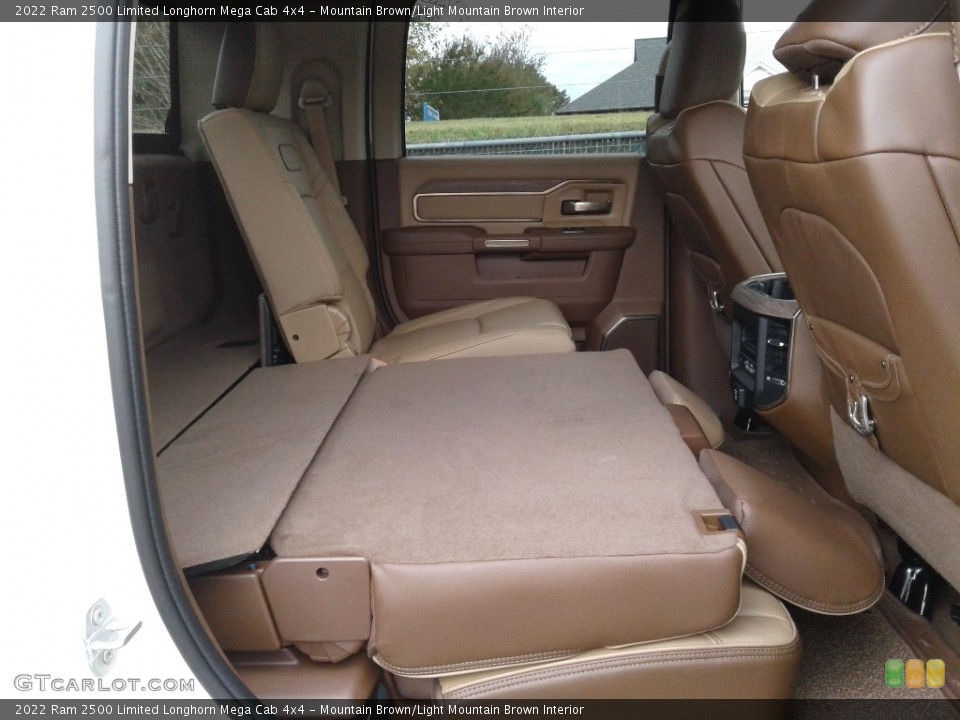 Mountain Brown/Light Mountain Brown Interior Rear Seat for the 2022 Ram 2500 Limited Longhorn Mega Cab 4x4 #143142144