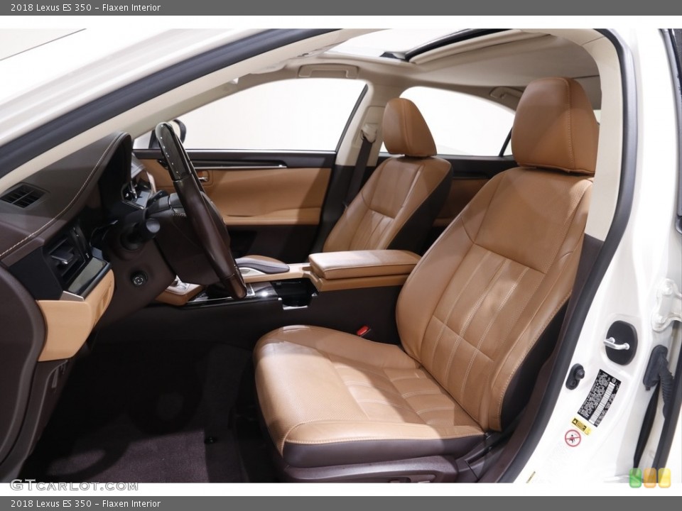 Flaxen Interior Photo for the 2018 Lexus ES 350 #143143807