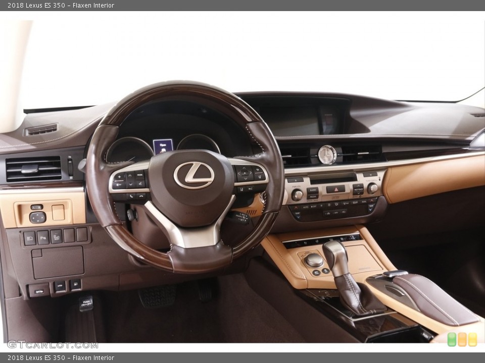 Flaxen Interior Dashboard for the 2018 Lexus ES 350 #143143831