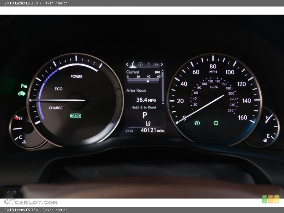 Flaxen Interior Gauges for the 2018 Lexus ES 350 #143143879