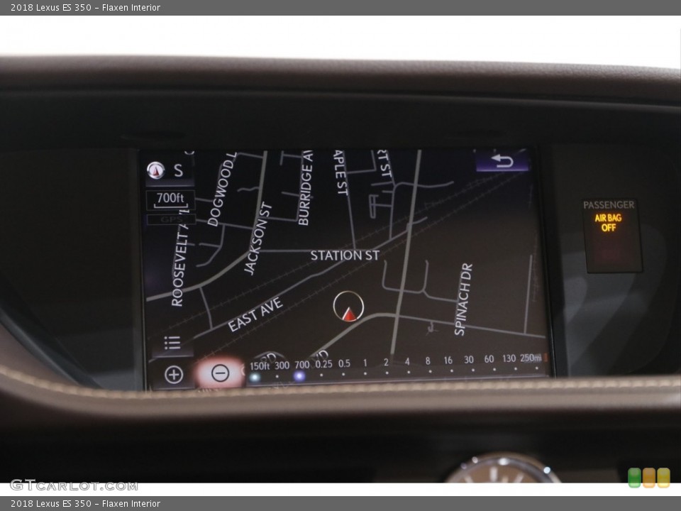 Flaxen Interior Navigation for the 2018 Lexus ES 350 #143143946