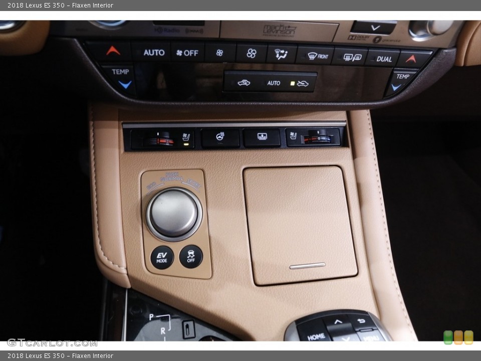 Flaxen Interior Controls for the 2018 Lexus ES 350 #143144053