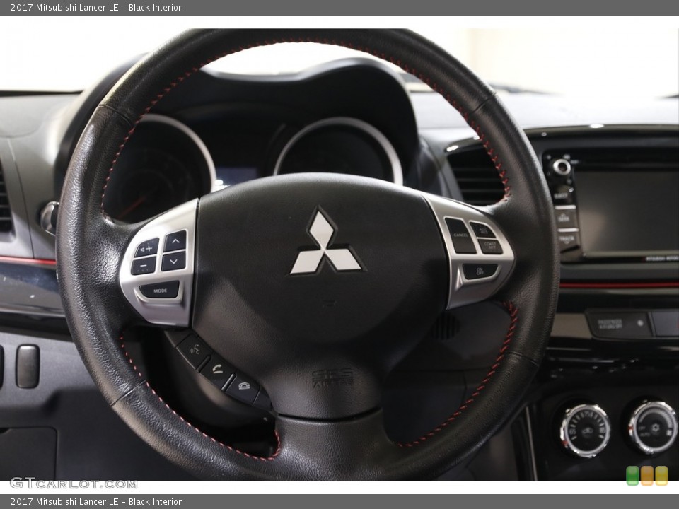 Black Interior Steering Wheel for the 2017 Mitsubishi Lancer LE #143146201