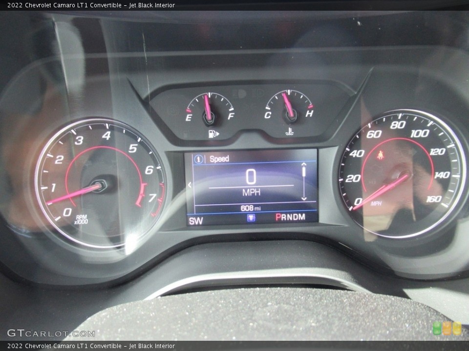 Jet Black Interior Gauges for the 2022 Chevrolet Camaro LT1 Convertible #143148745