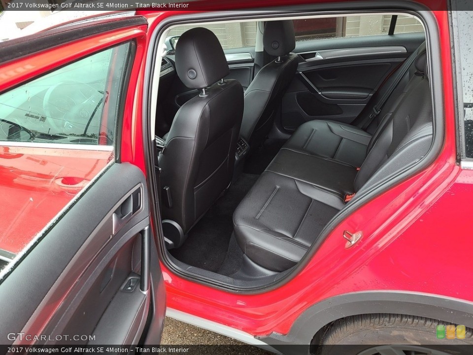 Titan Black Interior Rear Seat for the 2017 Volkswagen Golf Alltrack SE 4Motion #143149503