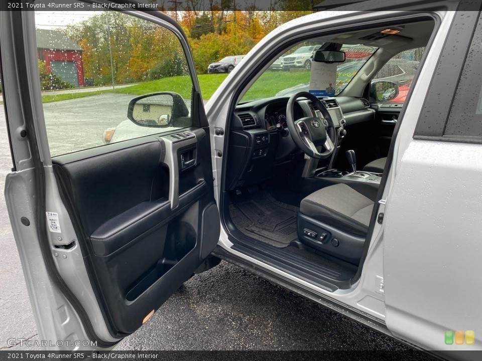 Black/Graphite Interior Front Seat for the 2021 Toyota 4Runner SR5 #143150028