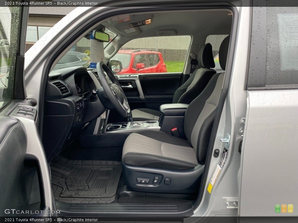 Black/Graphite Interior Photo for the 2021 Toyota 4Runner SR5 #143150079