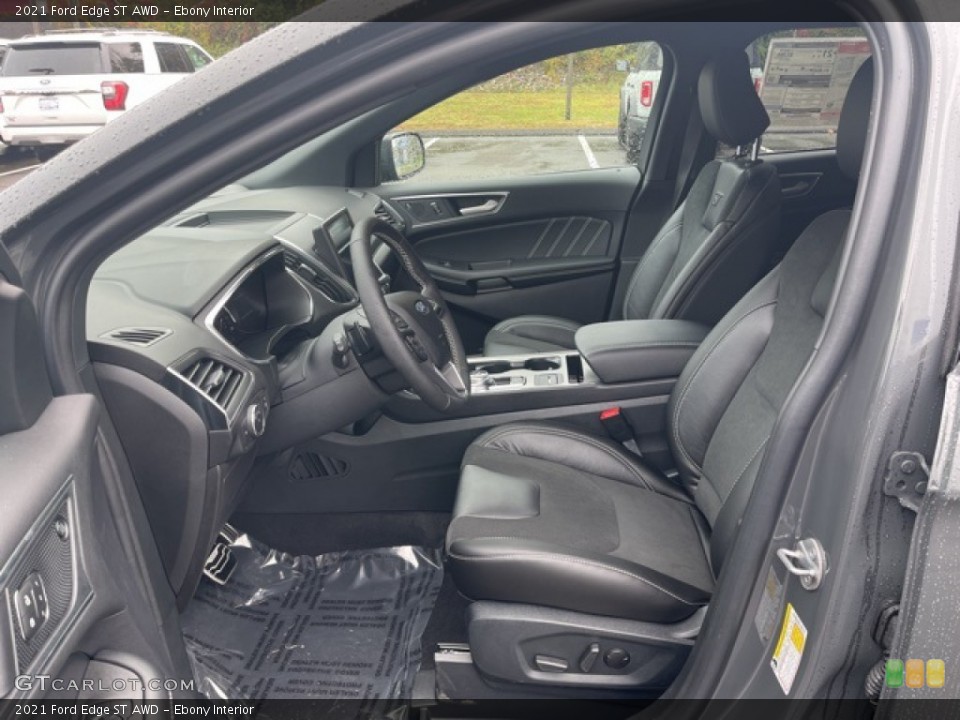 Ebony Interior Front Seat for the 2021 Ford Edge ST AWD #143150256