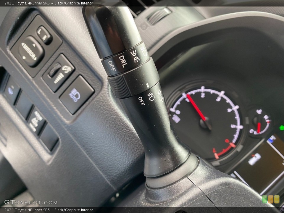 Black/Graphite Interior Controls for the 2021 Toyota 4Runner SR5 #143150265