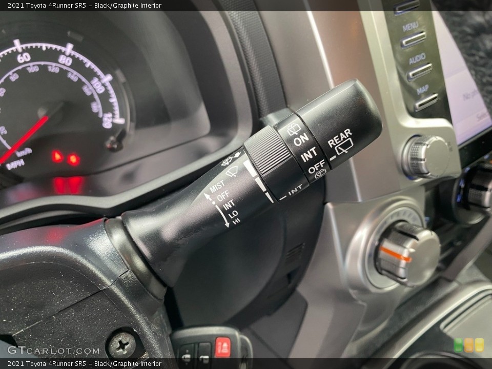 Black/Graphite Interior Controls for the 2021 Toyota 4Runner SR5 #143150295