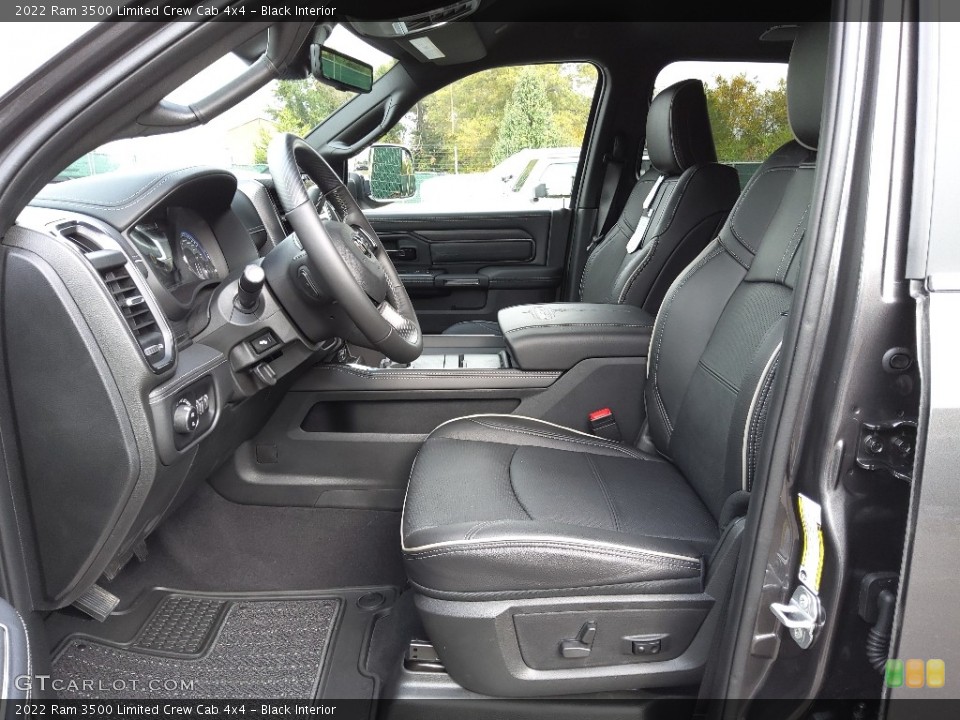 Black Interior Photo for the 2022 Ram 3500 Limited Crew Cab 4x4 #143150358