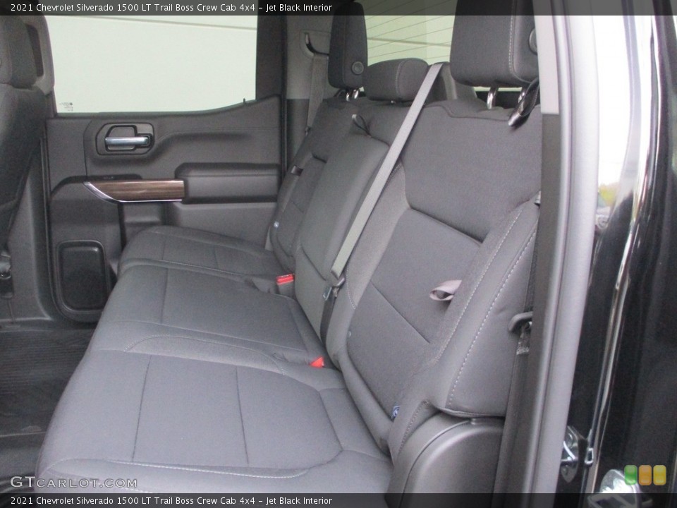 Jet Black Interior Rear Seat for the 2021 Chevrolet Silverado 1500 LT Trail Boss Crew Cab 4x4 #143154768
