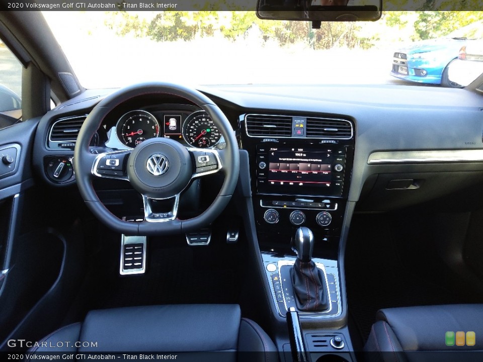 Titan Black Interior Photo for the 2020 Volkswagen Golf GTI Autobahn #143155985