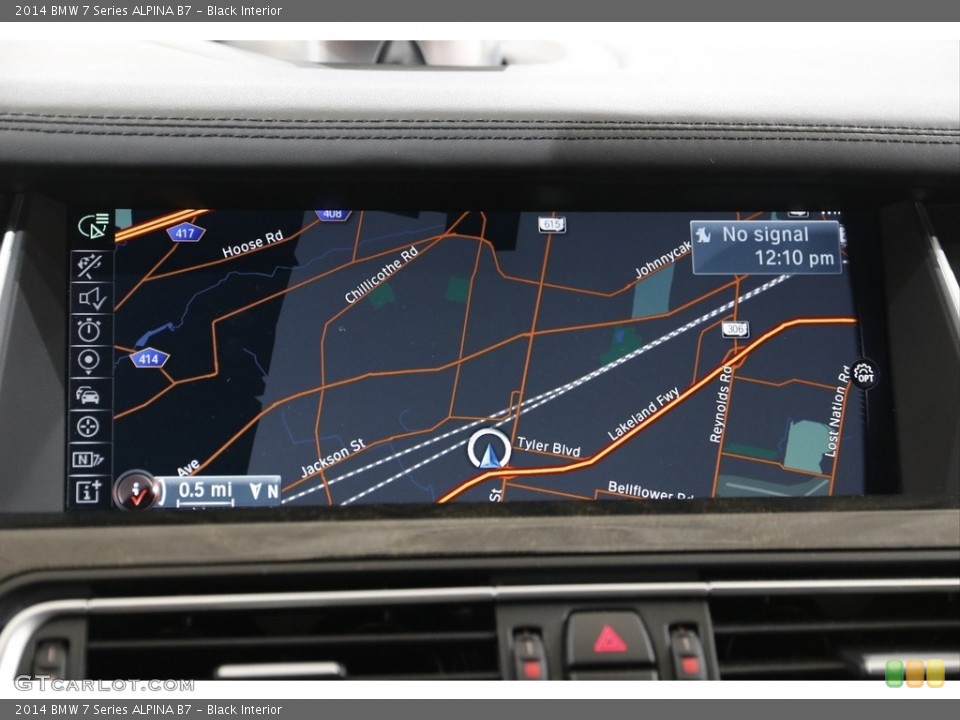 Black Interior Navigation for the 2014 BMW 7 Series ALPINA B7 #143157249