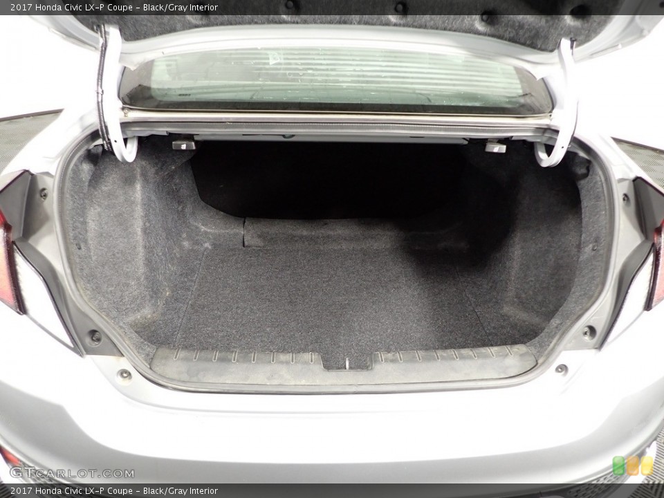 Black/Gray Interior Trunk for the 2017 Honda Civic LX-P Coupe #143157276