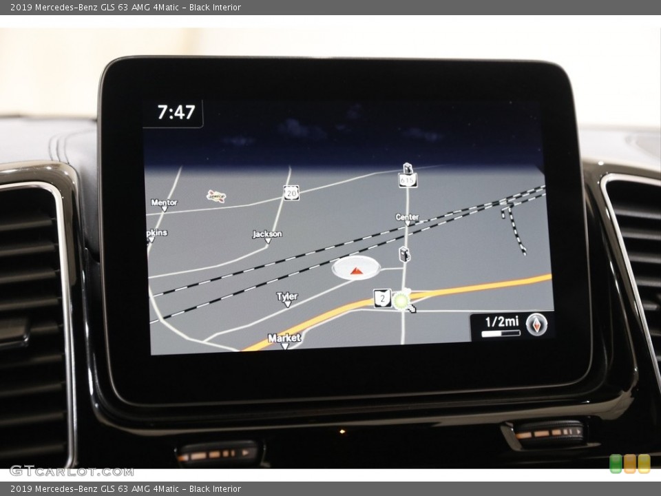 Black Interior Navigation for the 2019 Mercedes-Benz GLS 63 AMG 4Matic #143157408