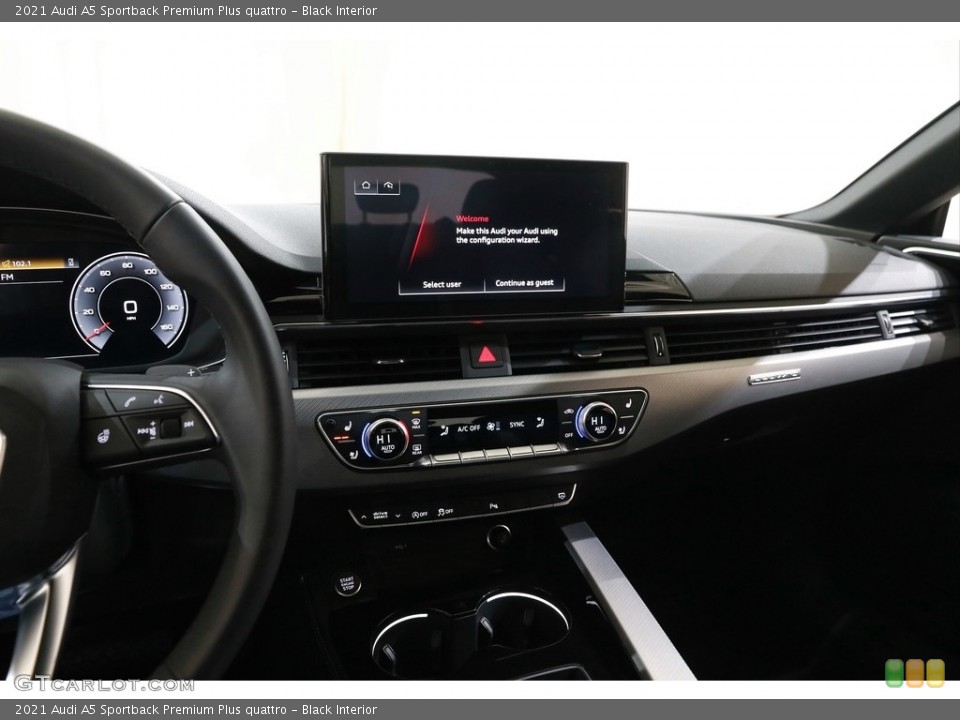 Black Interior Dashboard for the 2021 Audi A5 Sportback Premium Plus quattro #143161094