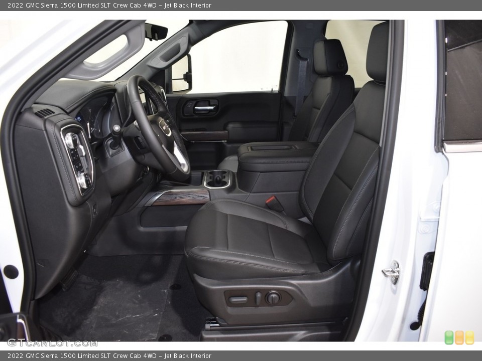 Jet Black Interior Photo for the 2022 GMC Sierra 1500 Limited SLT Crew Cab 4WD #143161298