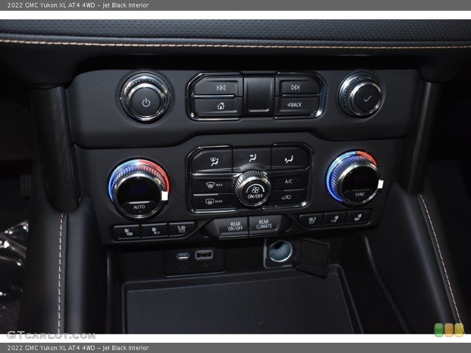 Jet Black Interior Controls for the 2022 GMC Yukon XL AT4 4WD #143161679