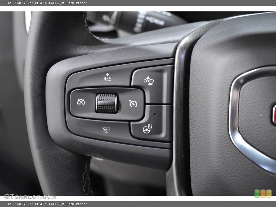 Jet Black Interior Steering Wheel for the 2022 GMC Yukon XL AT4 4WD #143161706