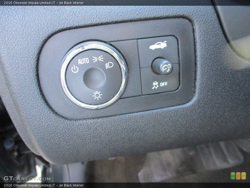 Jet Black Interior Controls for the 2016 Chevrolet Impala Limited LT #143163014