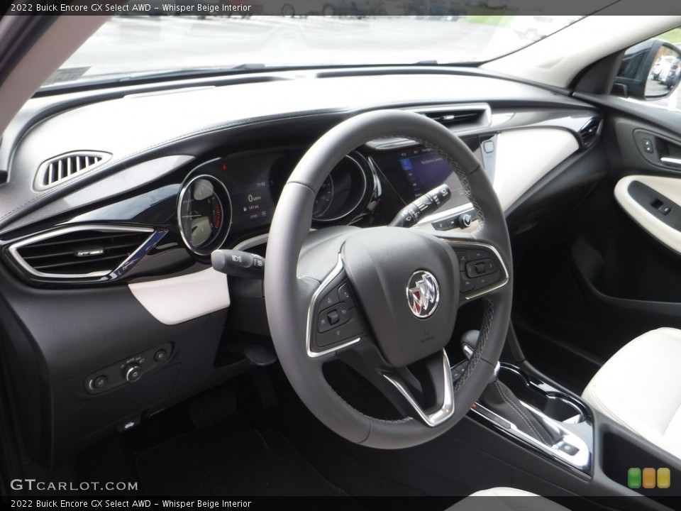 Whisper Beige Interior Steering Wheel for the 2022 Buick Encore GX Select AWD #143163395