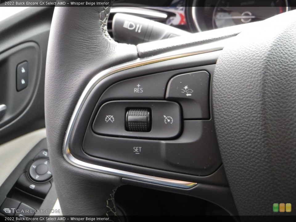 Whisper Beige Interior Steering Wheel for the 2022 Buick Encore GX Select AWD #143163596