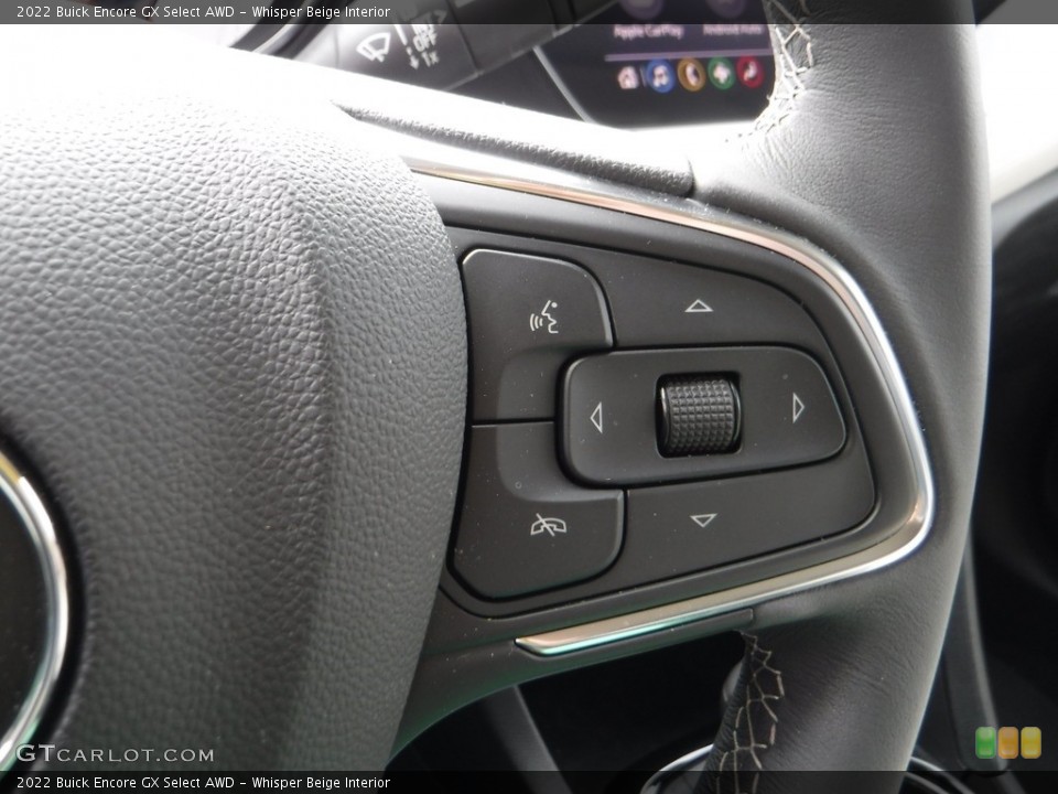 Whisper Beige Interior Steering Wheel for the 2022 Buick Encore GX Select AWD #143163614