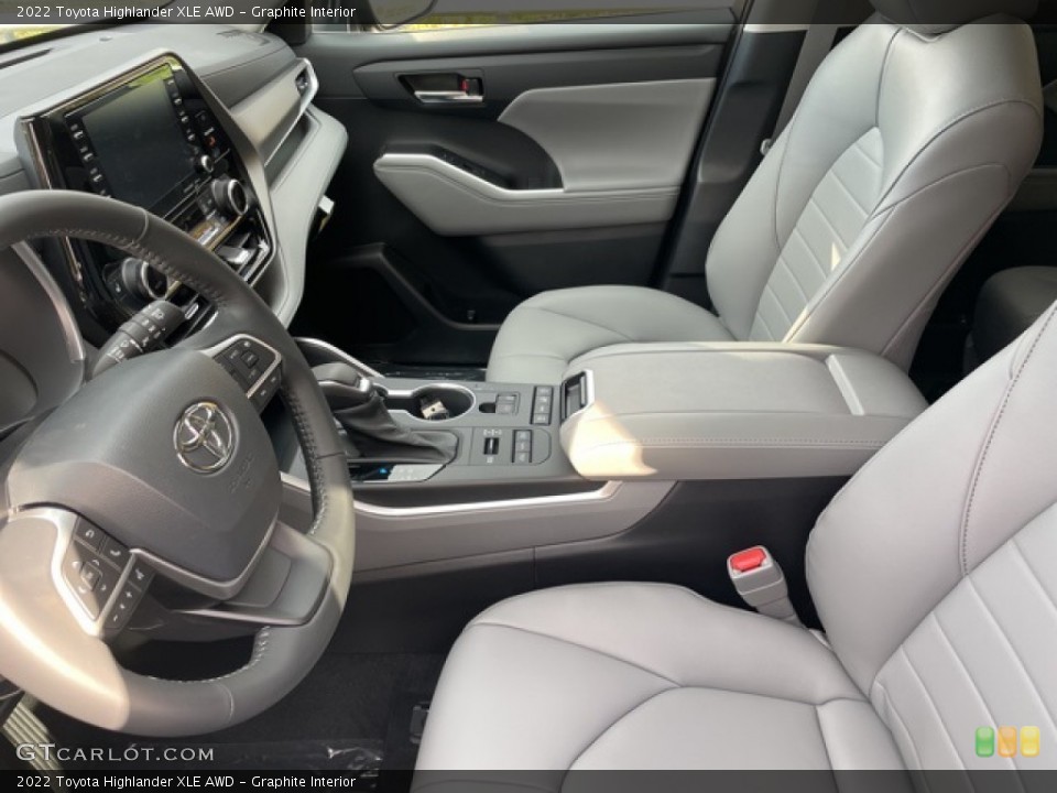 Graphite Interior Front Seat for the 2022 Toyota Highlander XLE AWD #143163737
