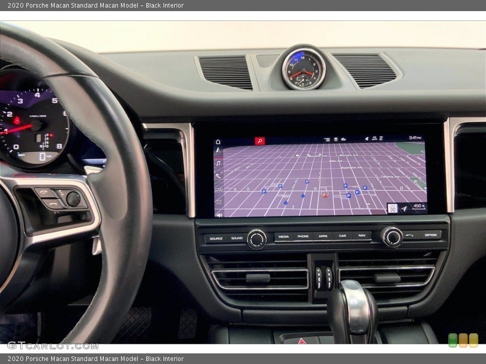 Black Interior Navigation for the 2020 Porsche Macan  #143165700