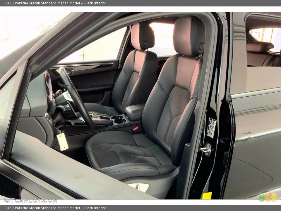 Black Interior Front Seat for the 2020 Porsche Macan  #143165928